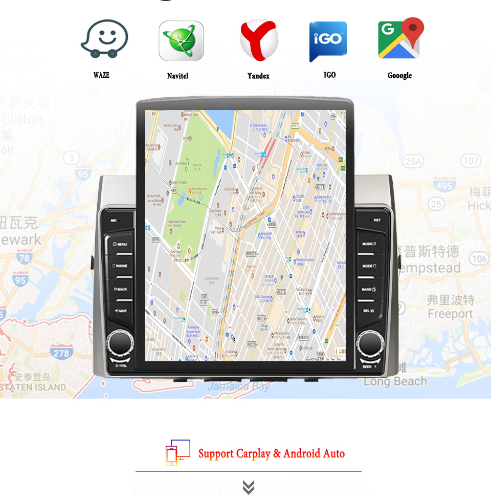 Tablet Danish Mobile & Accessories Faisalabad - 8G+128G Android 14 For Toyota Corolla