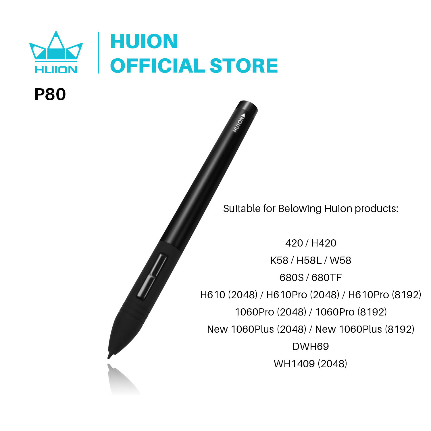 Huion Tablet Accessories - HUION PEN80 Graphic Tablets Pen Digital