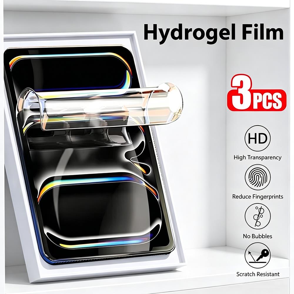 Tablet S9 Fe Accessories - 3Pcs Hydrogel Film for Samsung Galaxy
