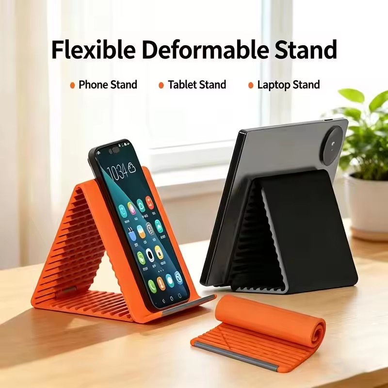 Tablet Accessories - Lazy Portable Phone Stand Silicone Desktop