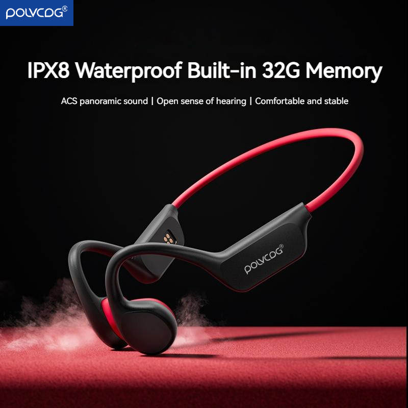 Wired Earphone Lightning - POLVCDG Bone Conduction Headset X7 IPX8