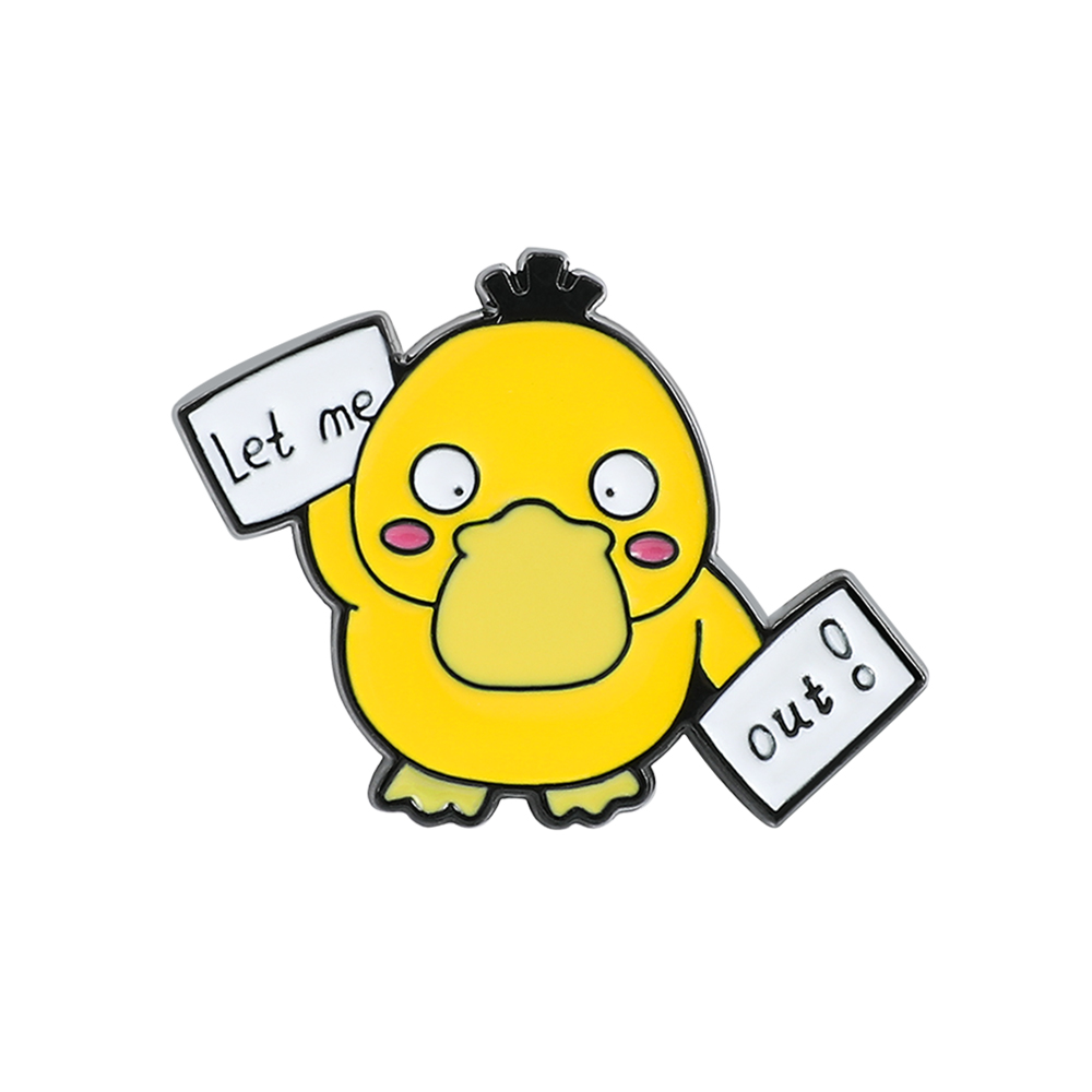 Tablet Computer Accessories - 1 Pc ​Anime Duckling Brooch Cartoon