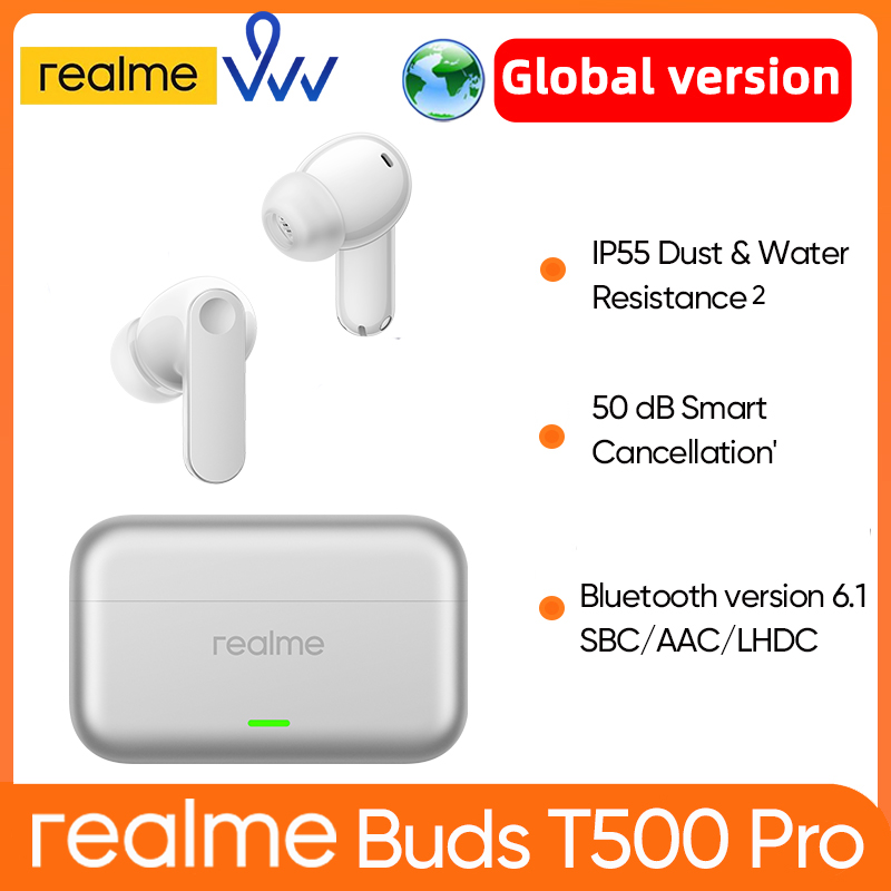 Realme Tablet Accessories - Global Version realme buds T500 pro