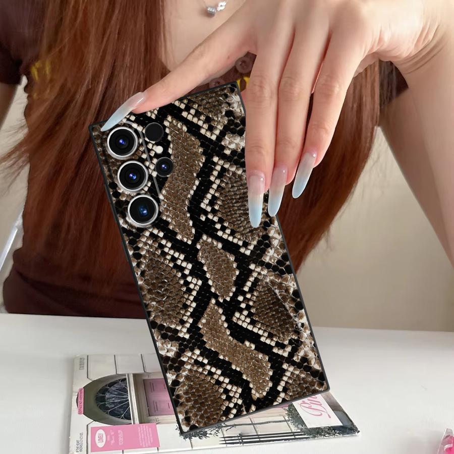 Snake Skin Pattern Funda Phone - Tablet S9 Fe Accessories 评论和价格