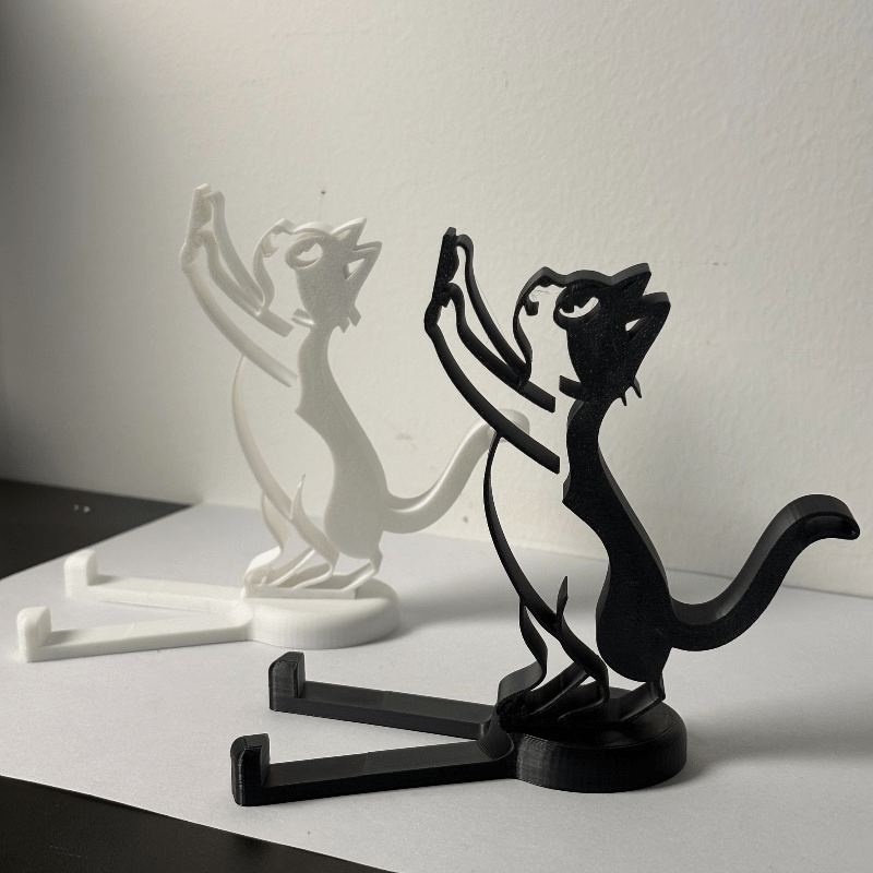 Abstract Hollow Line Cat Phone - Tablet Phone Accessories 评论和价格