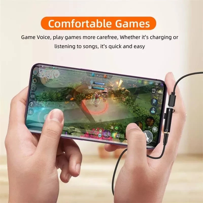 2 In1 Adapter Splitter For iPh - Wired Earphone Lightning 评论和价格