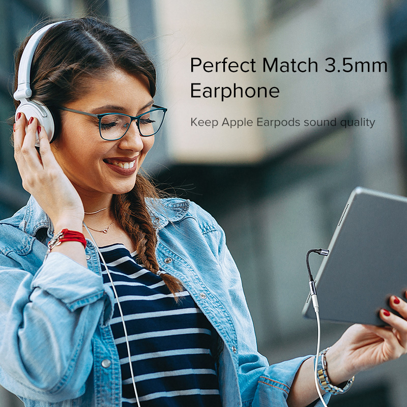 UGREEN Adapter for iPhones MFi - Wired Earphone Lightning 评论和价格
