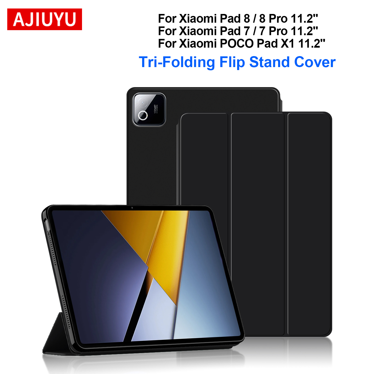 Flip Cover PU Leather Case For - Poco Tablet Accessories 评论和价格