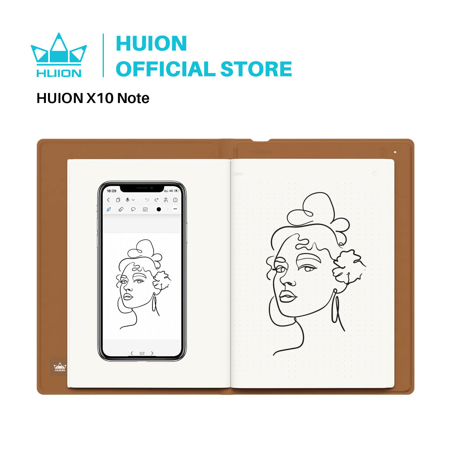 HUION Note 2-in-1 Digital Note - Huion Tablet Accessories 评论和价格