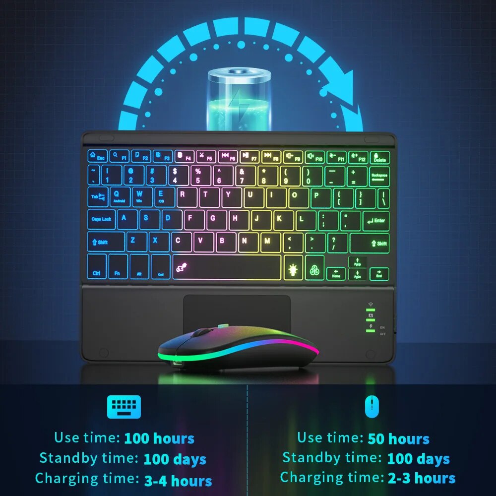 For iPad Keyboard Tablet Phone - Accessories For Android Tablet 评论和价格