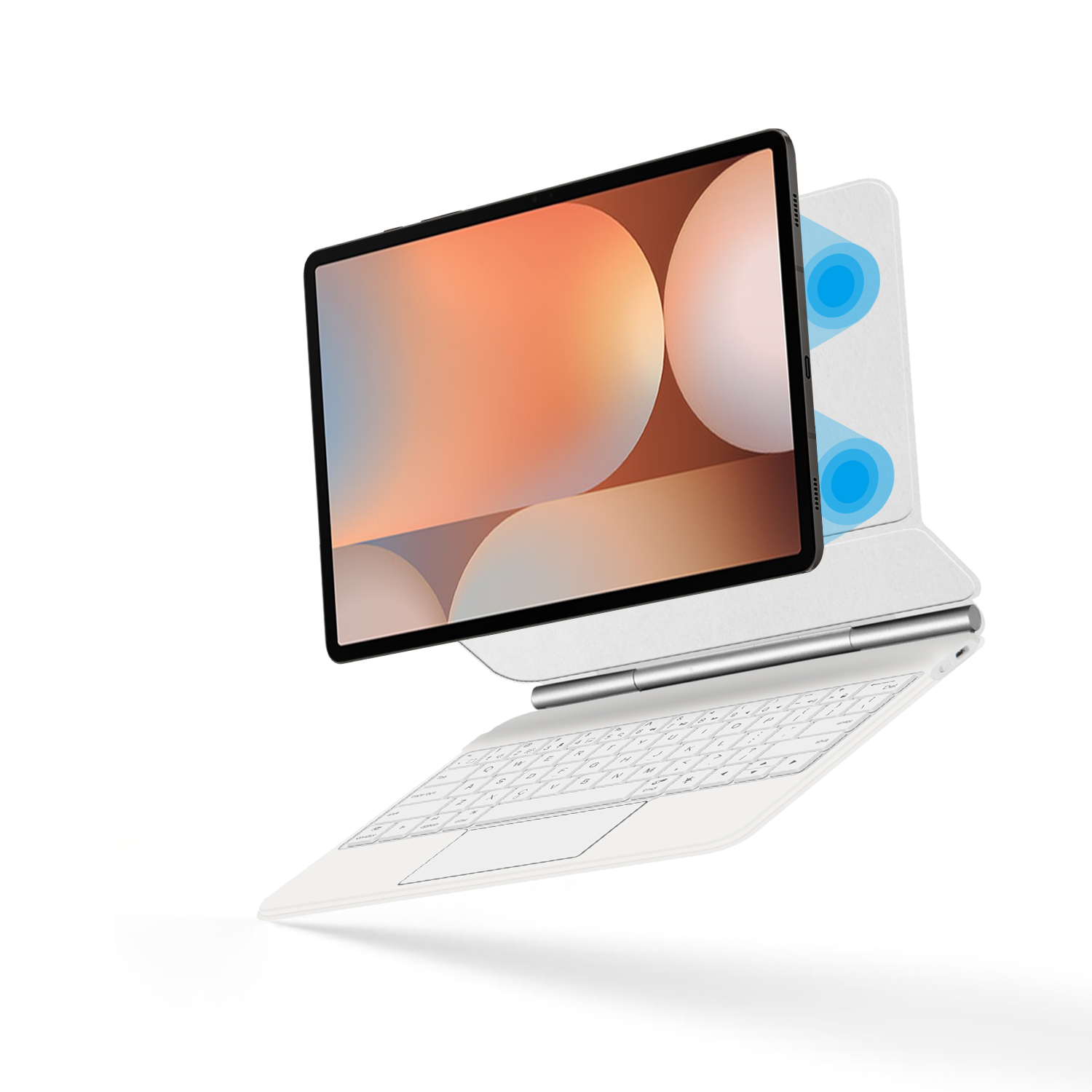 Magic Keyboard For Samsung Gal - Tablet S9 Fe Accessories 评论和价格