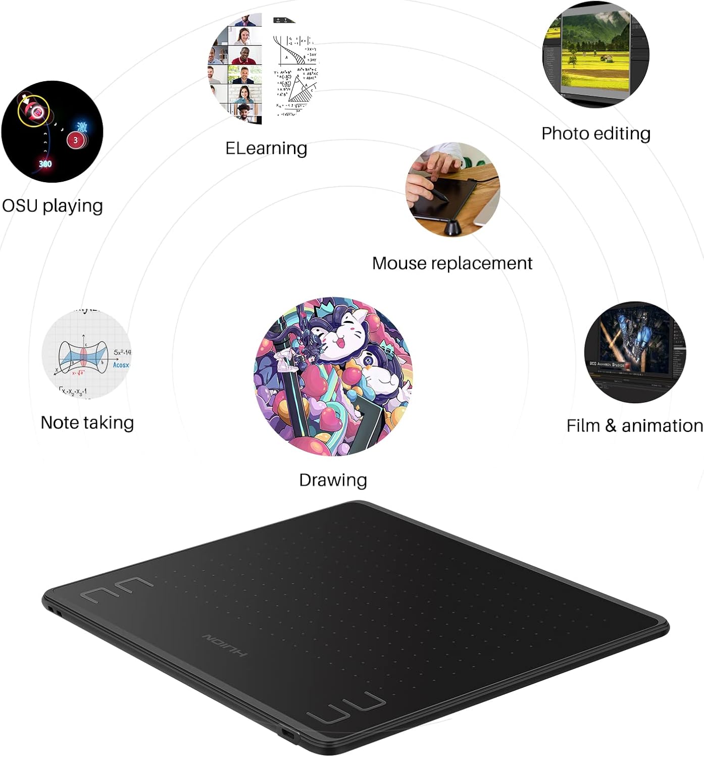 HUION HS64 Graphic Tablet 6Inc - Huion Tablet Accessories 评论和价格