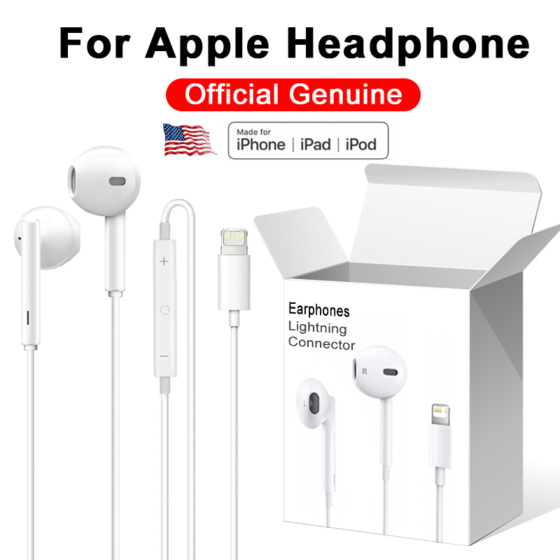 Original Headphones For Apple  - Wired Earphone Lightning 评论和价格