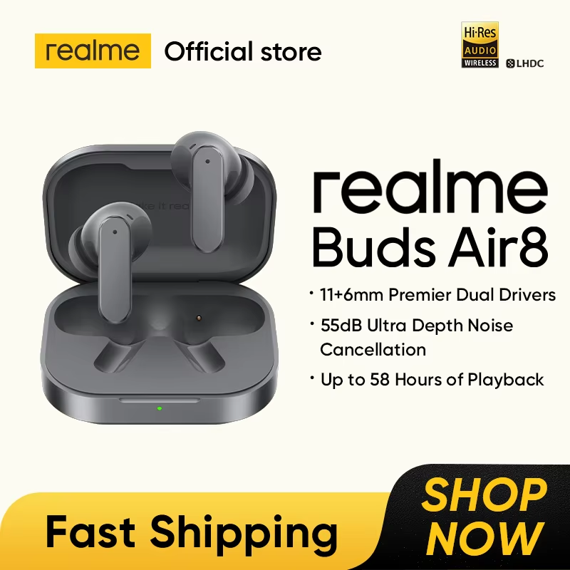  Global Version realme Buds Ai - Realme Tablet Accessories 评论和价格