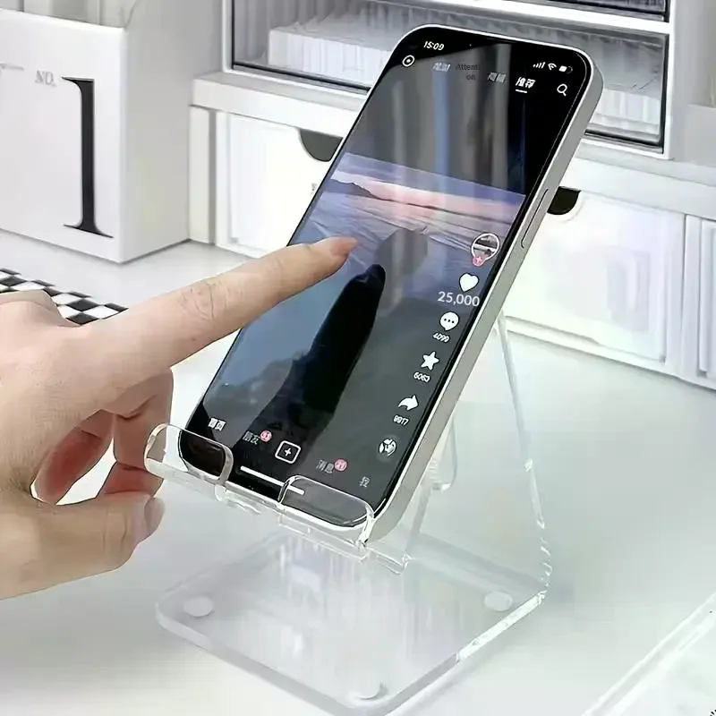 Transparent Acrylic Phone Stan - Tablet Accessories 评论和价格