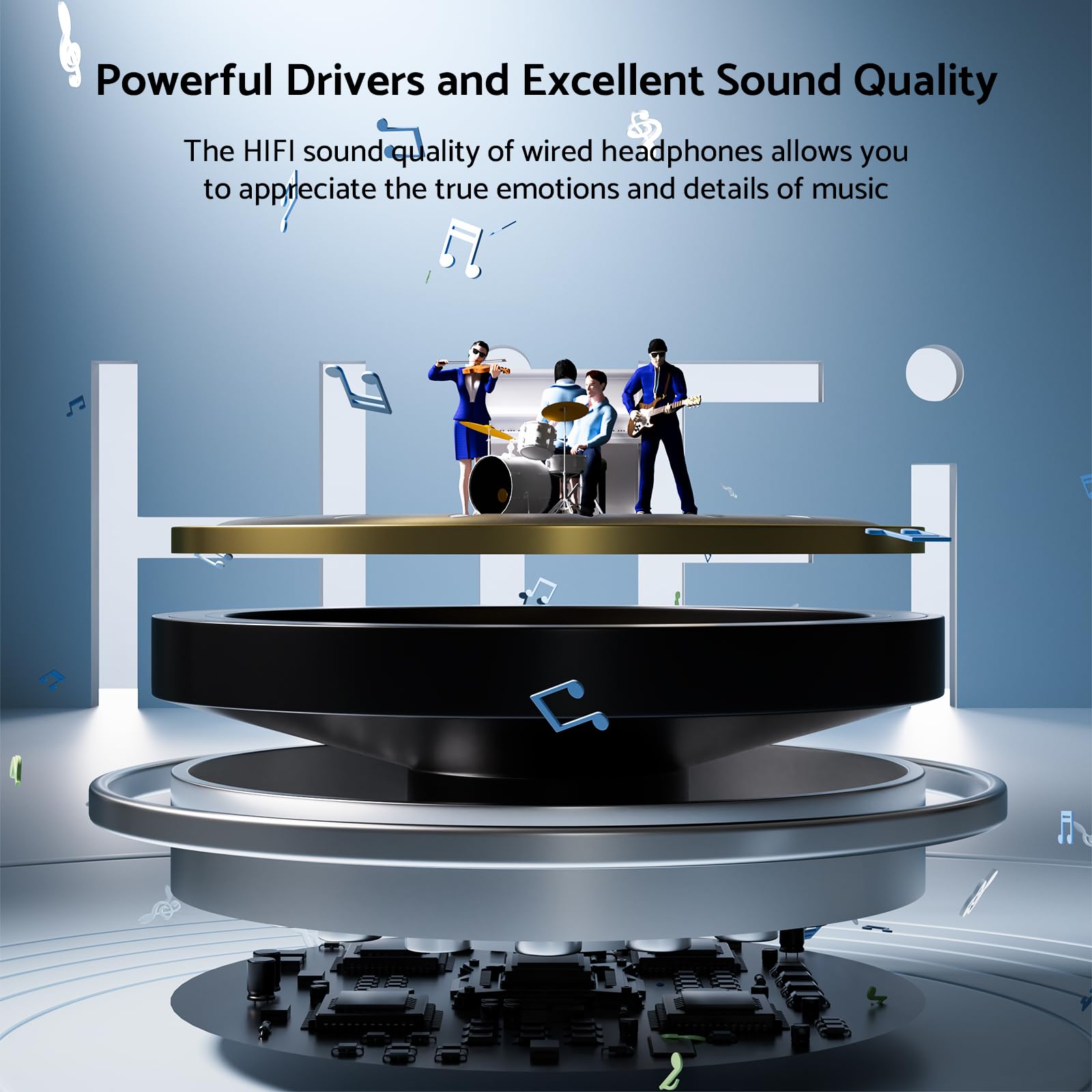 HiFi Surround Headphones Bass  - Xiaomi Tablet Accessories 评论和价格