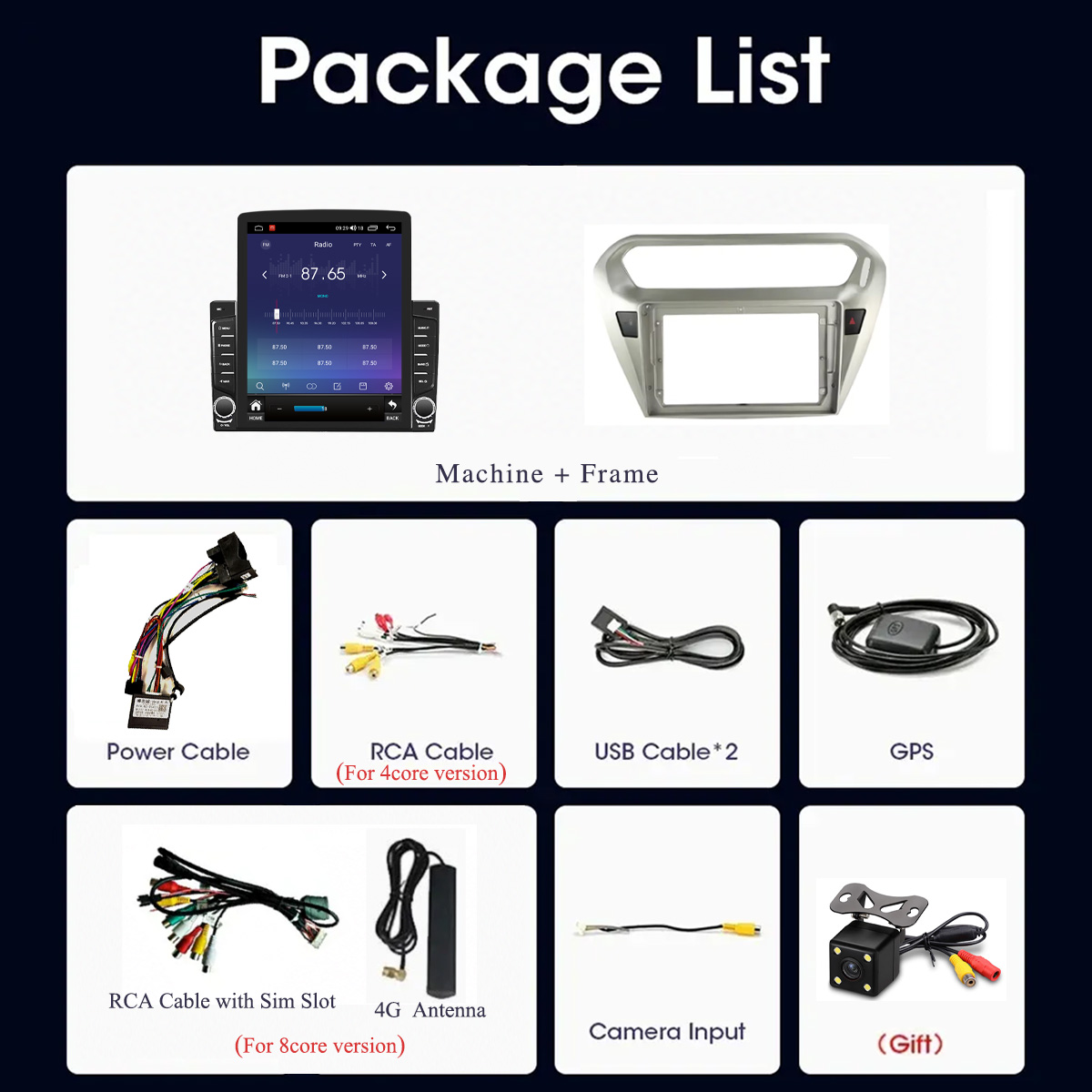 8G+128G Android 14 For Peugeot - Tablet Danish Mobile & Accessories Faisalabad 评论和价格