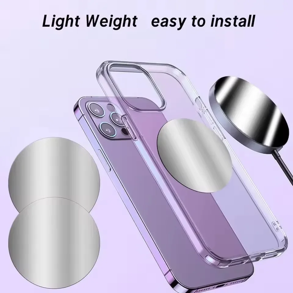 1-5PCS 8CM Magnetic Metal Plat - Tablet Phone Accessories 评论和价格