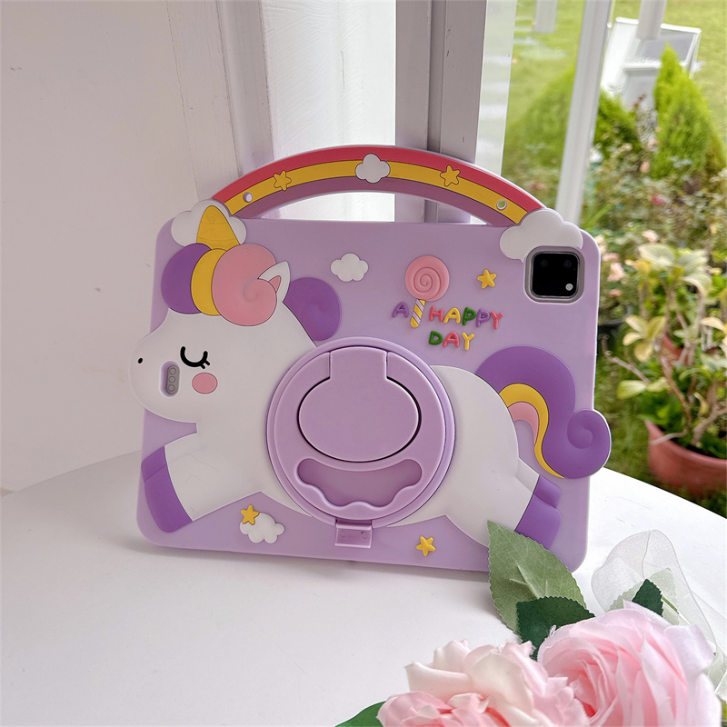 Cartoon Unicorn Kids Stand Tab - Remarkable Tablet Accessories 评论和价格