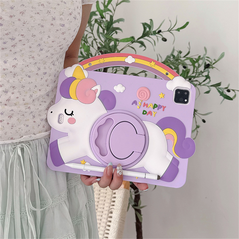 Cartoon Unicorn Kids Stand Tab - Remarkable Tablet Accessories 评论和价格