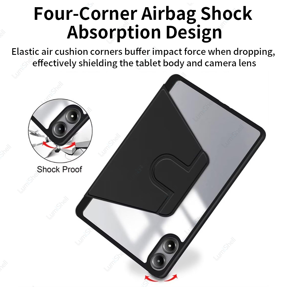 360 Rotation Cover For Redmi P - Poco Tablet Accessories 评论和价格