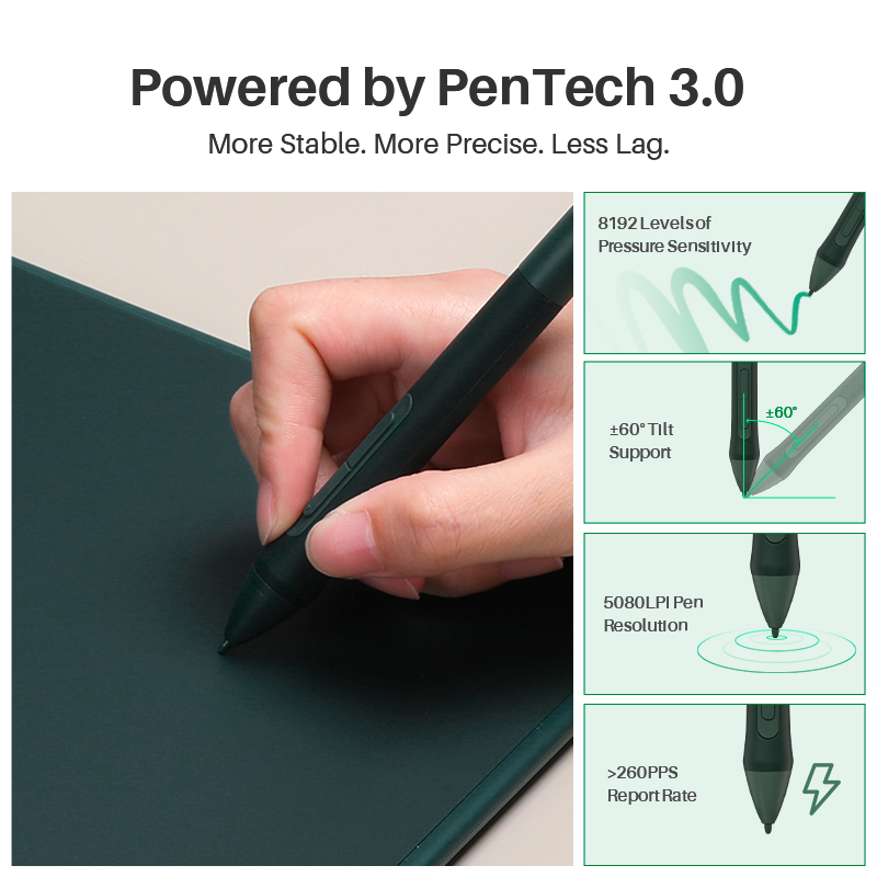 Huion Inspiroy 2 M H951P Graph - Huion Tablet Accessories 评论和价格