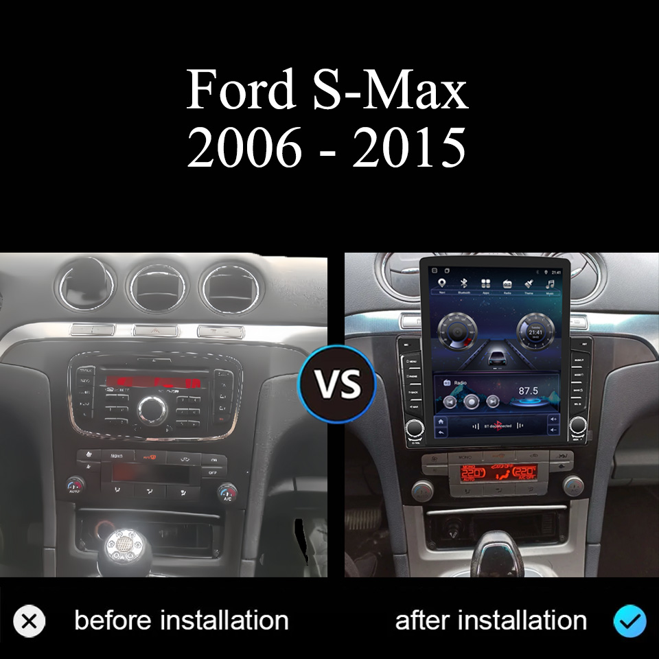 Android 14 8G+128G Car Radio F - Tablet Danish Mobile & Accessories Faisalabad 评论和价格