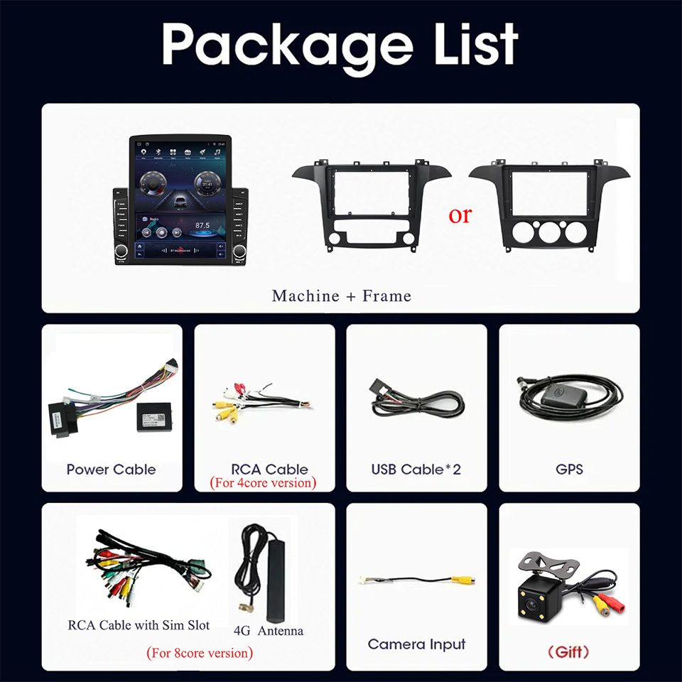 Android 14 8G+128G Car Radio F - Tablet Danish Mobile & Accessories Faisalabad 评论和价格