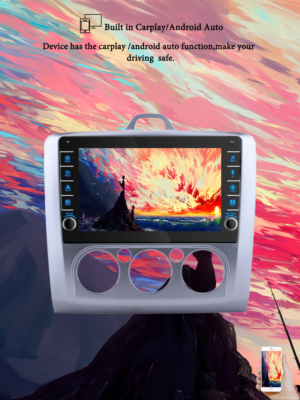 8G+128G Android 14 For Ford Fo - Tablet Danish Mobile & Accessories Faisalabad 评论和价格