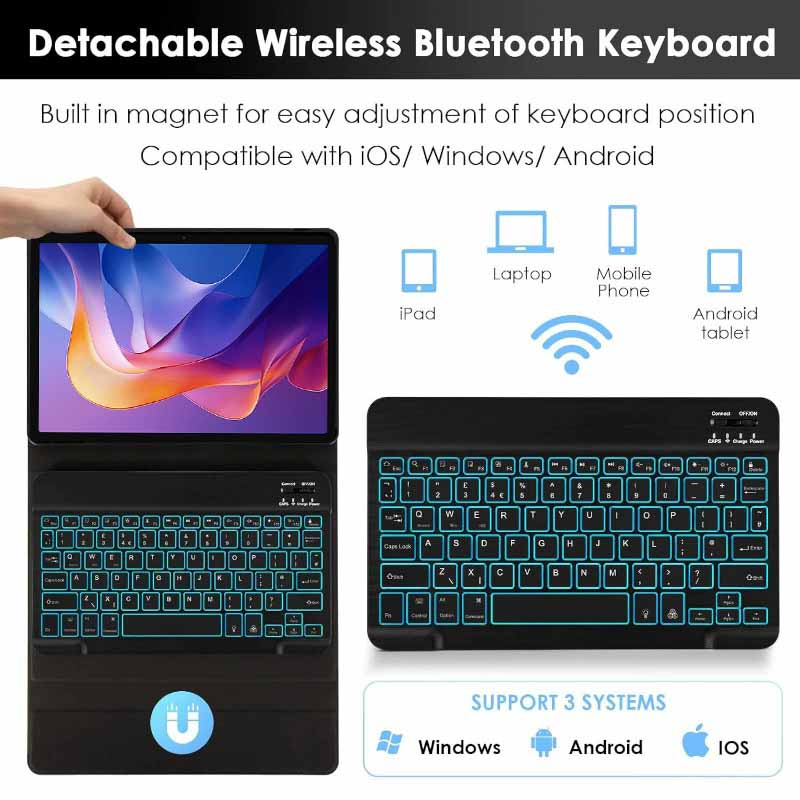 Keyboard Case for OPPO Pad SE  - Oppo Tablet Accessories 评论和价格