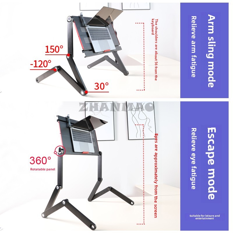 Lying Flat on The Bed, Laptop  - Tablet Lap Desk 评论和价格