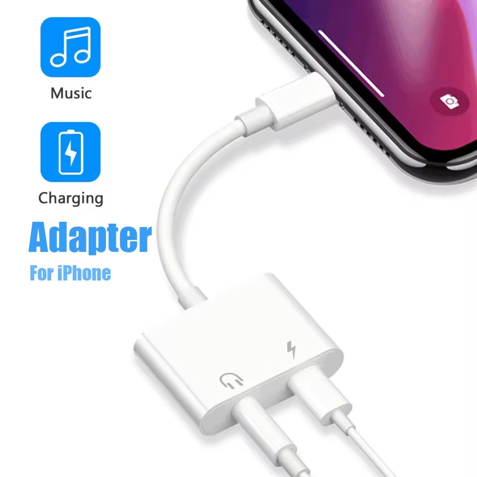 2 in 1 iOS to 3.5mm Jack Audio - Wired Earphone Lightning 评论和价格