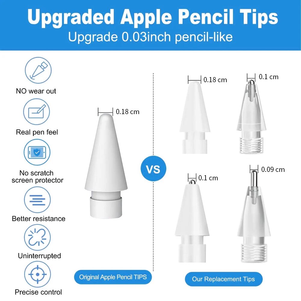 For Apple Pencil Pen Nib Penci - Iphone Tablet Accessories 评论和价格